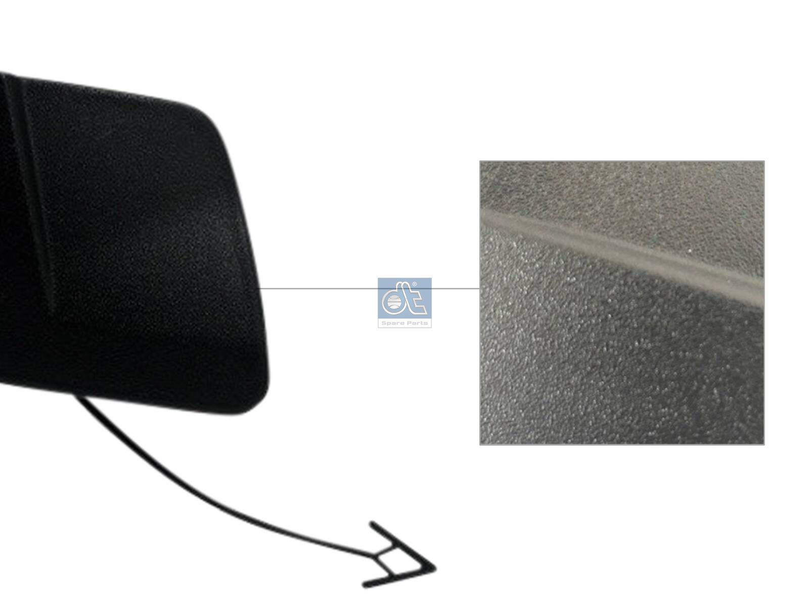 DT Spare Parts 3.00176 Cap, headlamp washer system, right