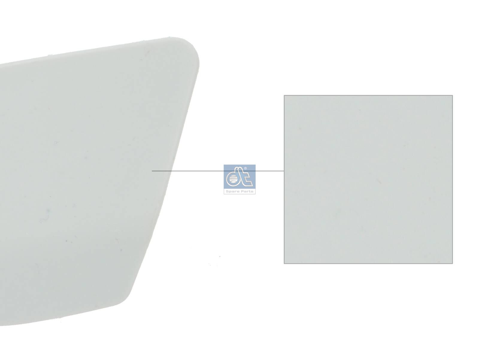 DT Spare Parts 3.00222 Cover, headlamp cleaner, left