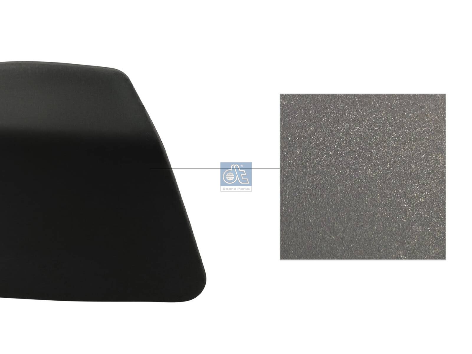 DT Spare Parts 3.00233 Cover, headlamp cleaner, right