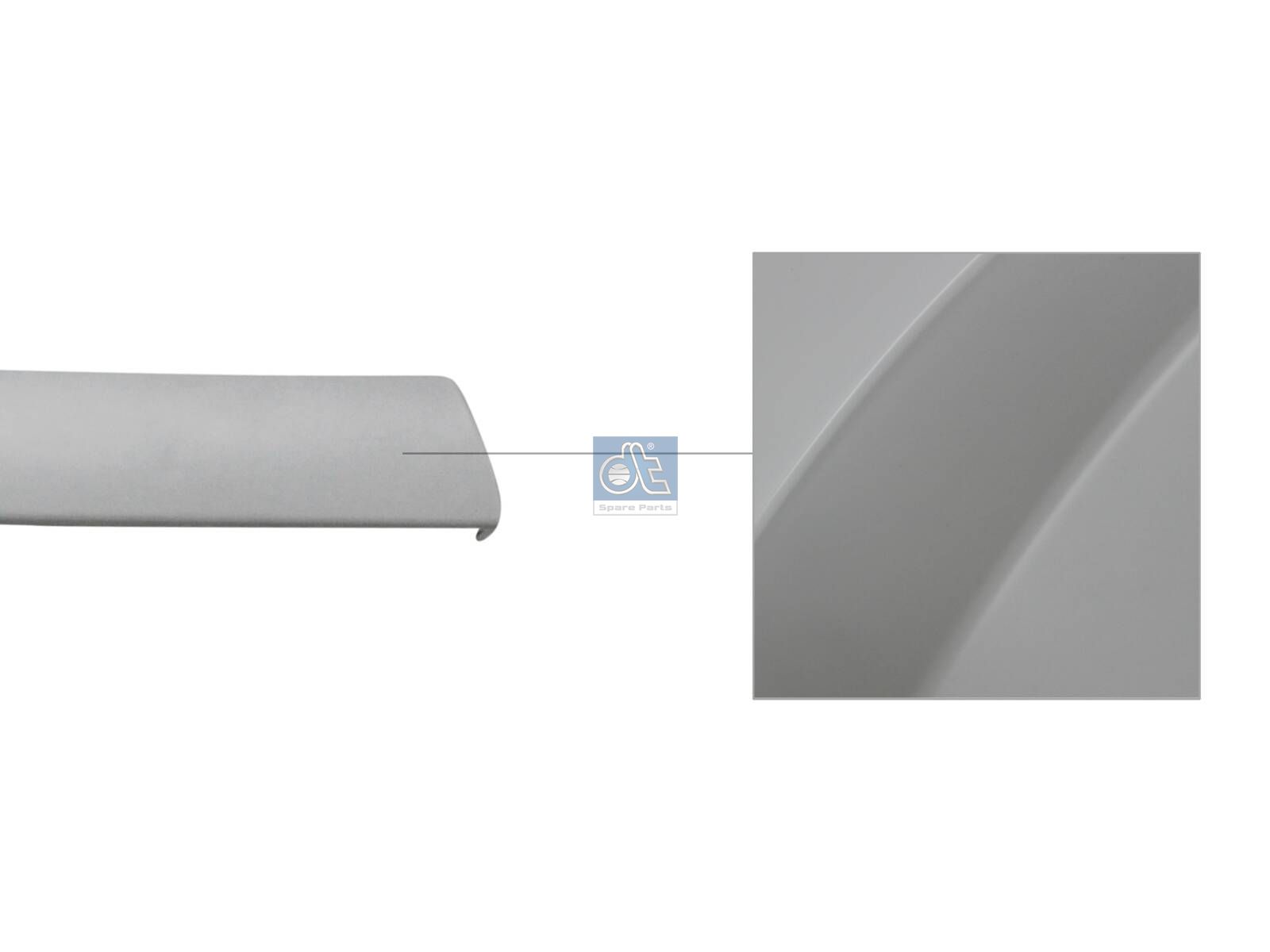 DT Spare Parts 3.00255 Step well case, left, white