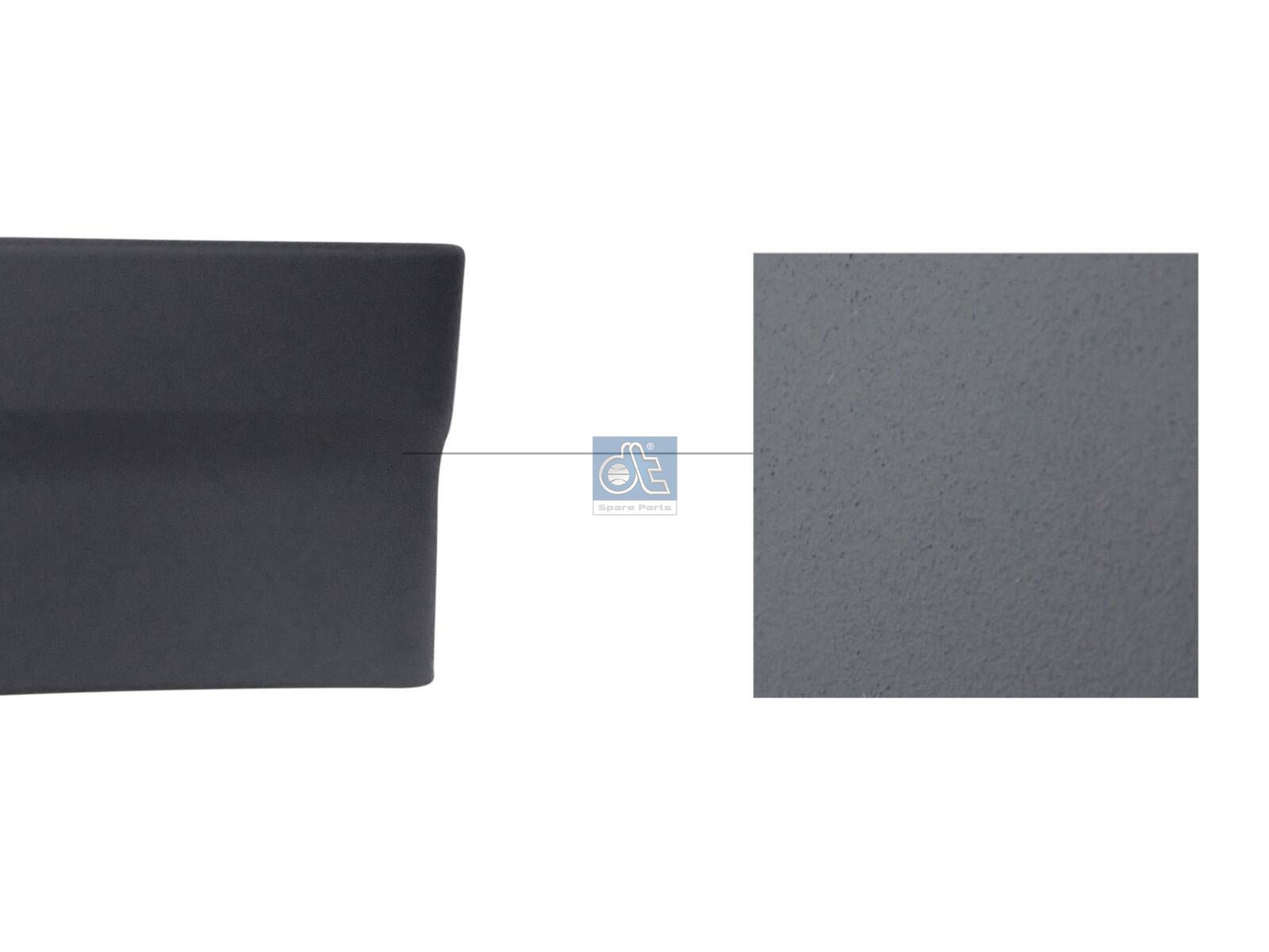 DT Spare Parts 3.00351 Fender trim plate, left