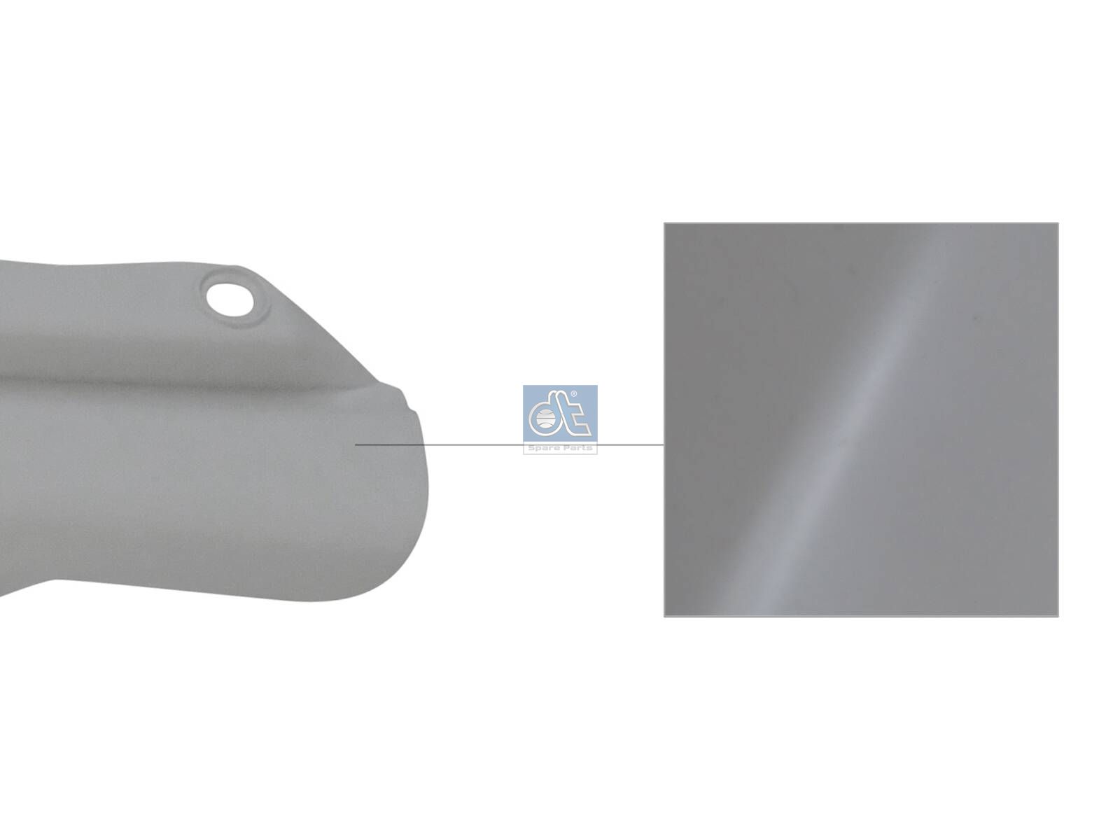 DT Spare Parts 3.00358 Door extension, right