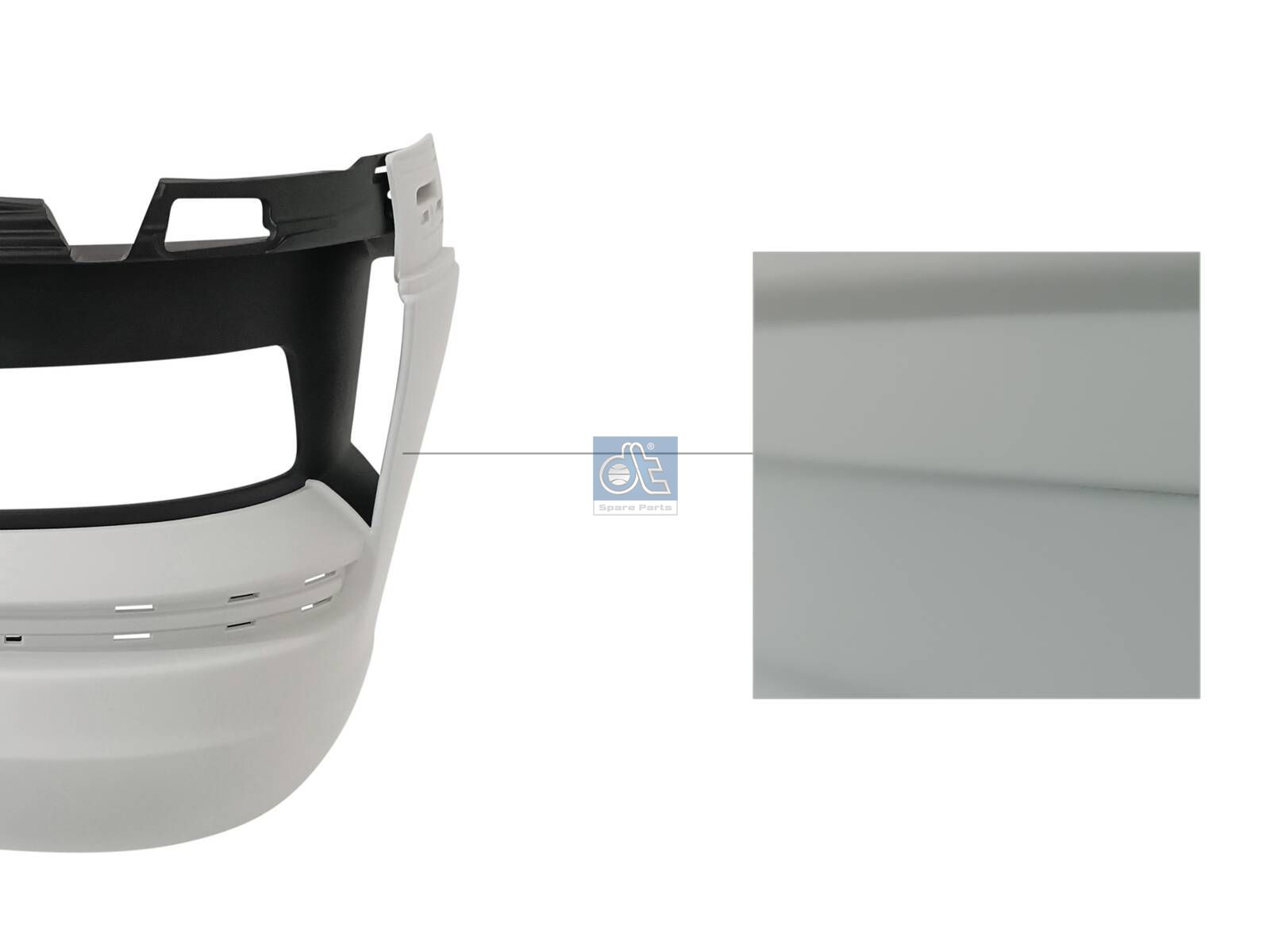 DT Spare Parts 3.00373 Bumper corner, left