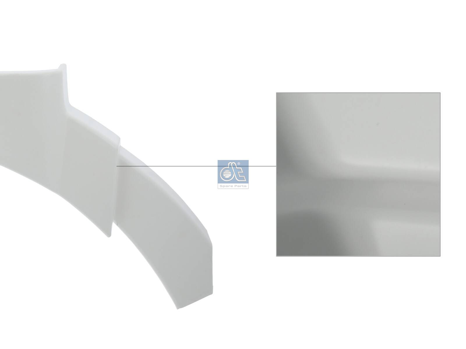 DT Spare Parts 3.00378 Fender trim plate, right