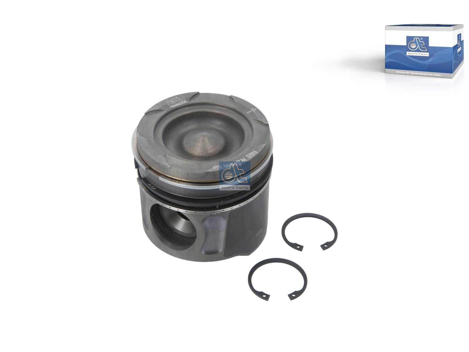 DT Spare Parts 3.00410 Piston, complete with rings