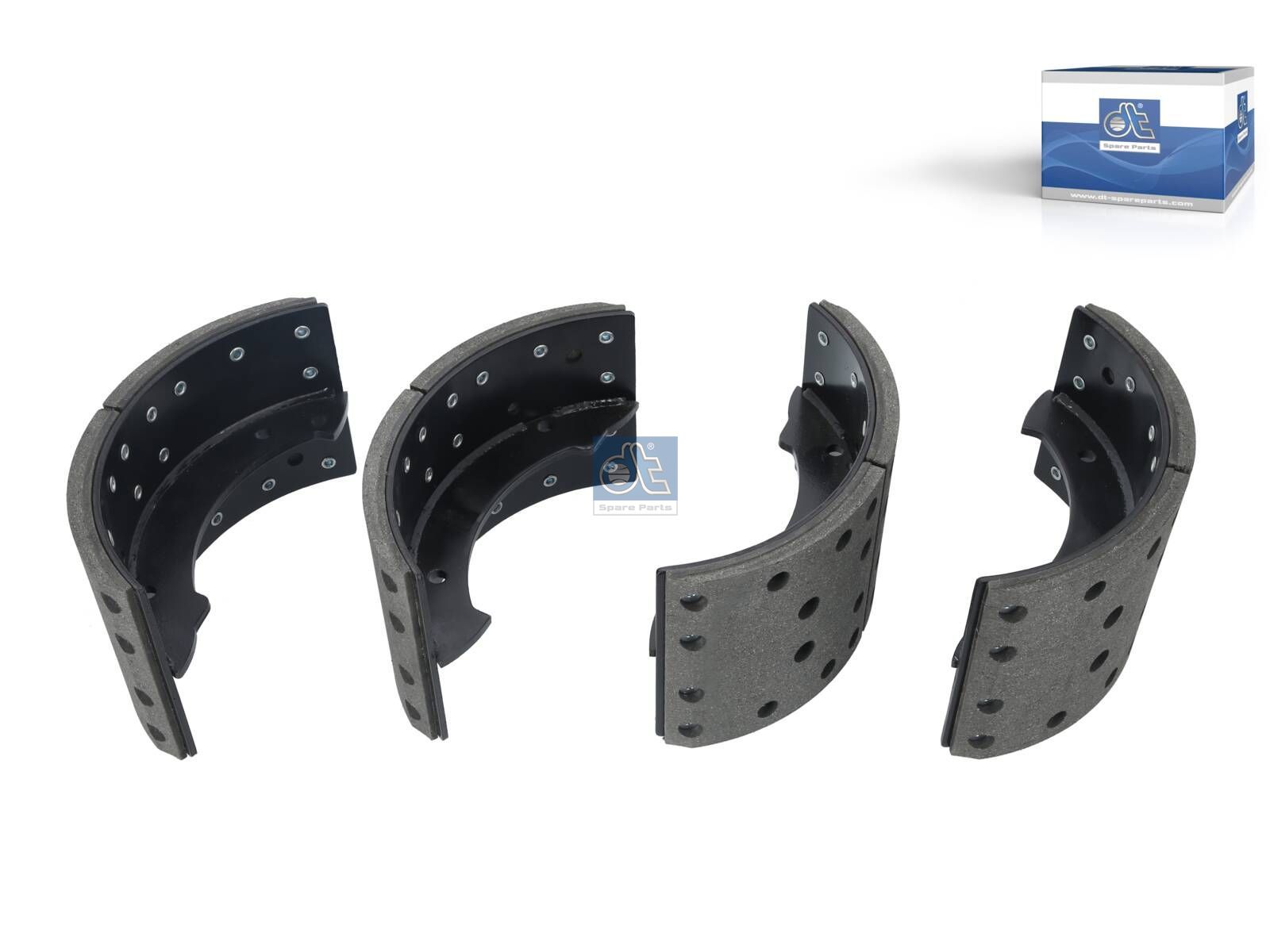 DT Spare Parts 3.00640 Brake shoe, with linings