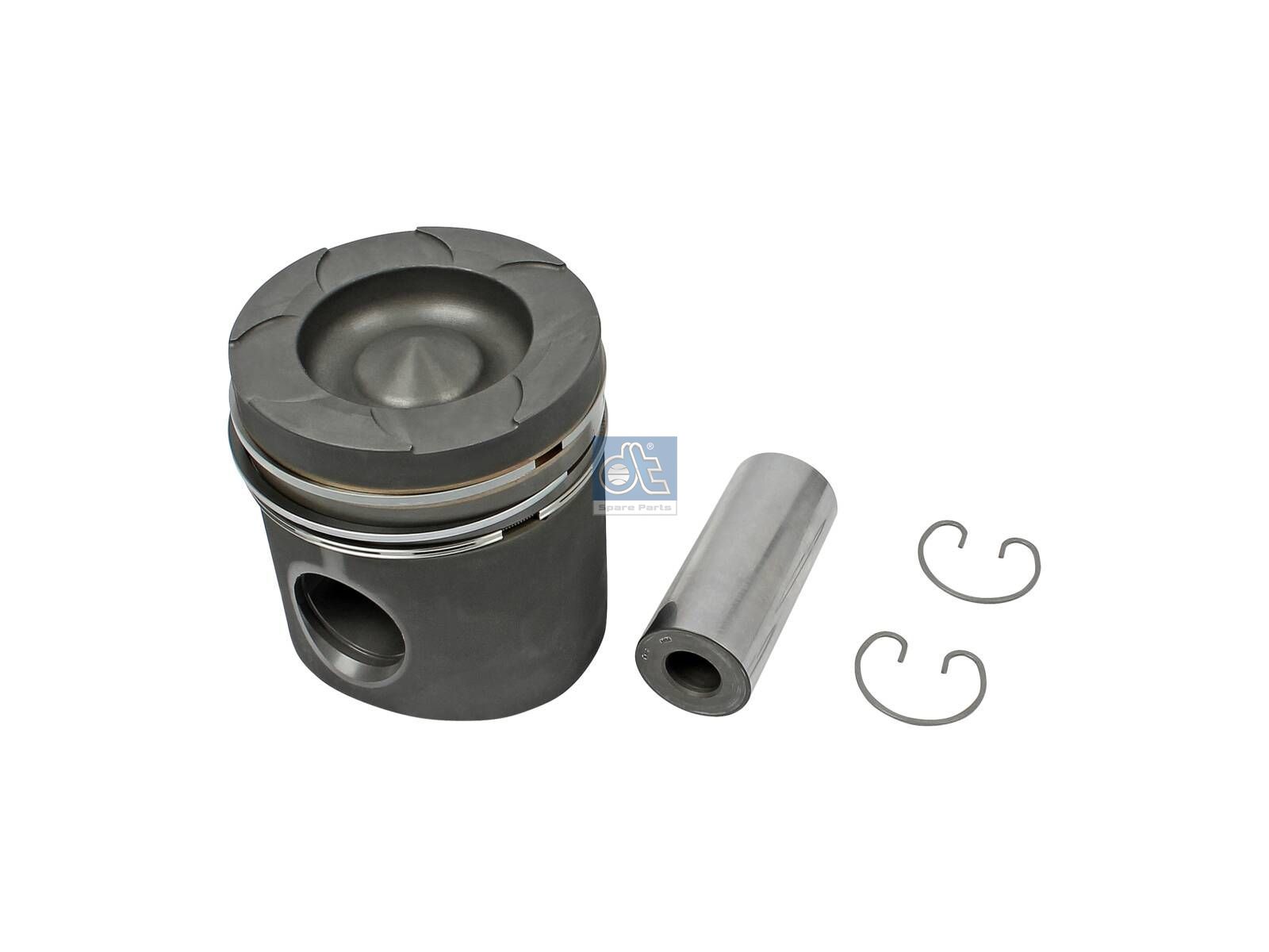 DT Spare Parts 3.10132 Piston, complete with rings, D: 128 mm, L: 141.8 mm