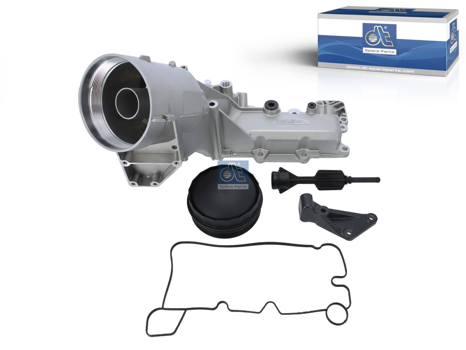 DT Spare Parts 3.14114SP Oil filter housing, without oil cooler, without filter