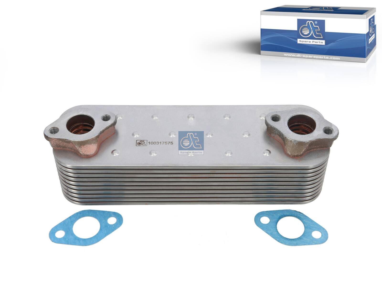 DT Spare Parts 3.14185 Oil cooler, with gaskets