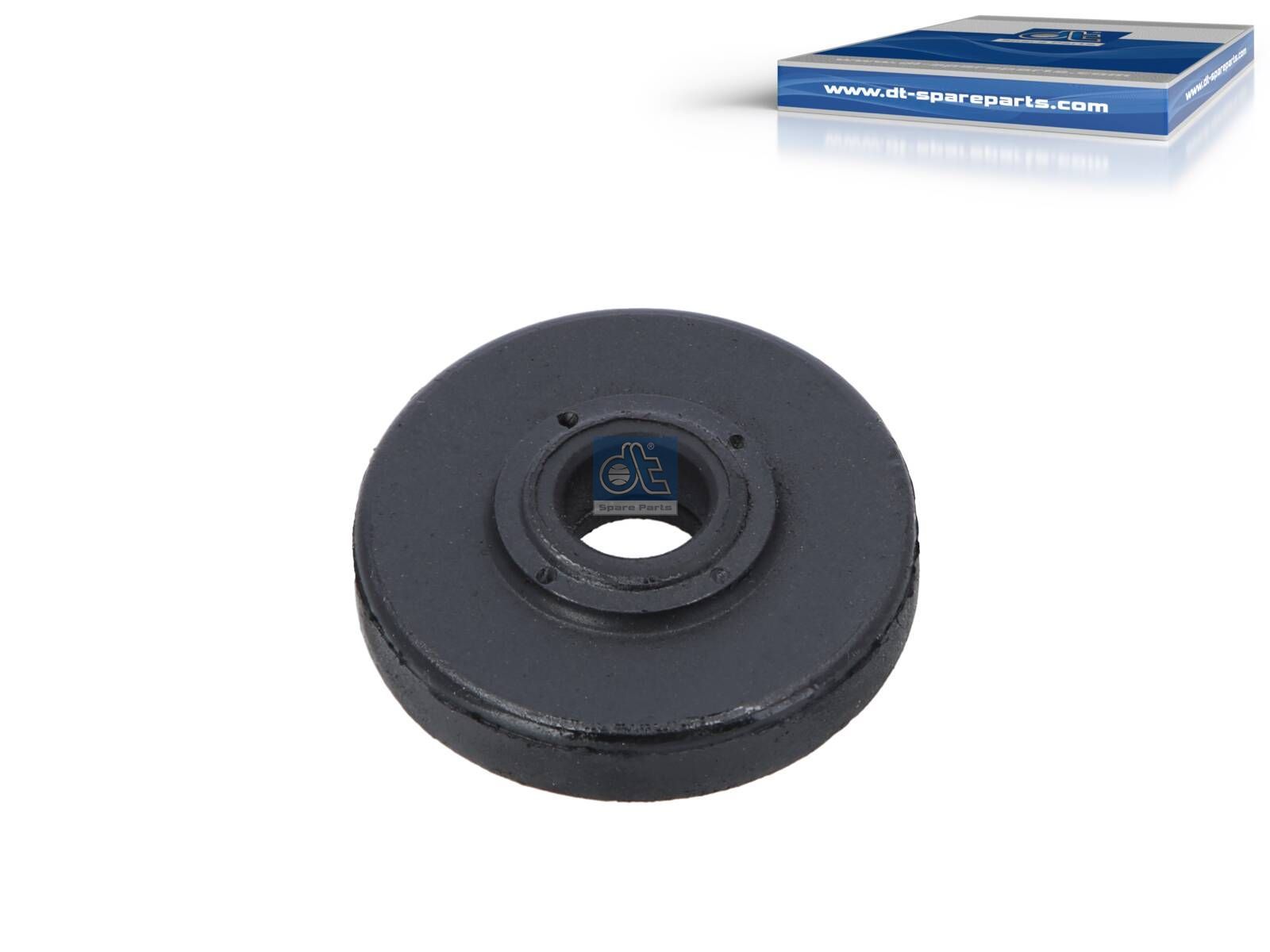 DT Spare Parts 3.18621 Rubber buffer, d: 13 mm, D: 50 mm, H: 11.5 mm