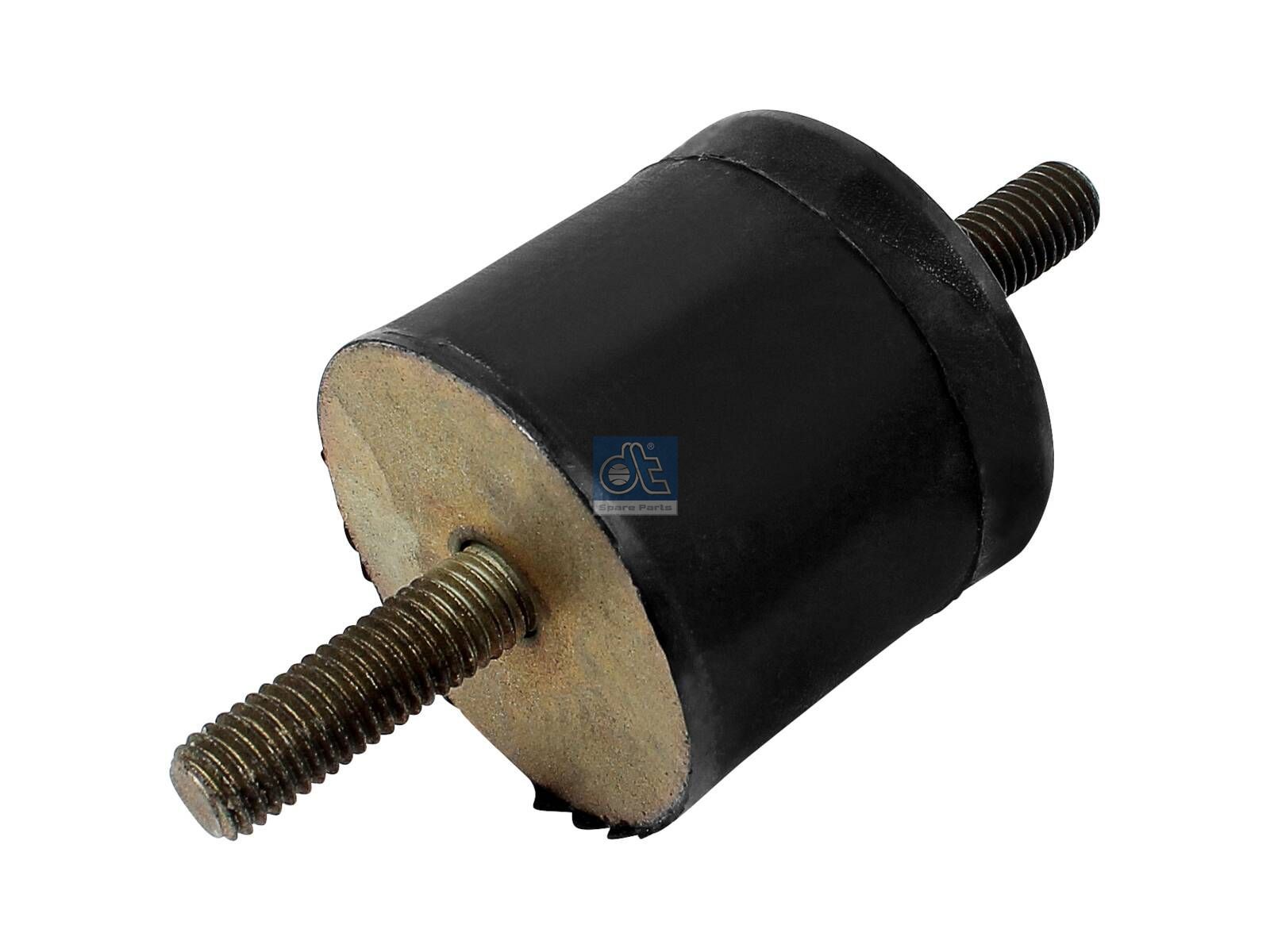 DT Spare Parts 3.25096 Rubber buffer, D: 50 mm, M10 x 1,5, L: 113 mm, H: 45 mm
