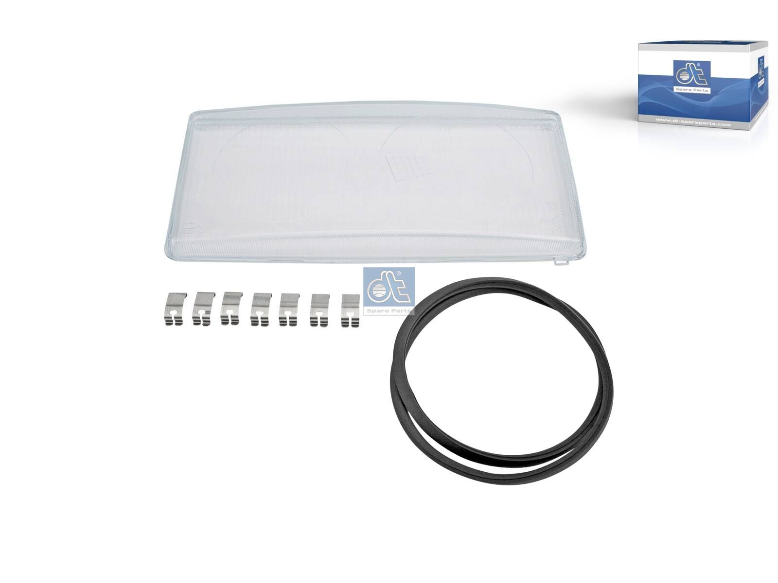 DT Spare Parts 3.31021 Headlamp glass, left