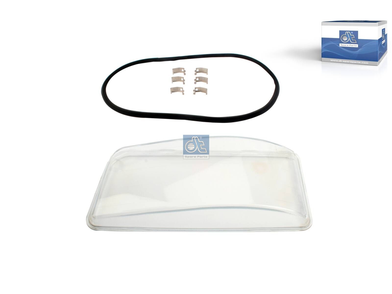 DT Spare Parts 3.31023 Headlamp glass, left