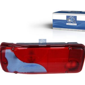 DT Spare Parts 3.32012SP Tail lamp, left, 24 V, R5W, Lb: 152 mm, L: 400 mm, H: 160 mm, T: 88.5 mm, PY21W