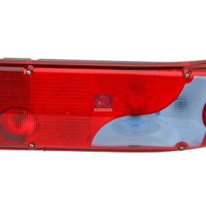 DT Spare Parts 3.32018 Tail lamp, right, with reverse alarm, 24 V, Lb: 152 mm, L: 400 mm, H: 160 mm, T: 88.5 mm, PY21W