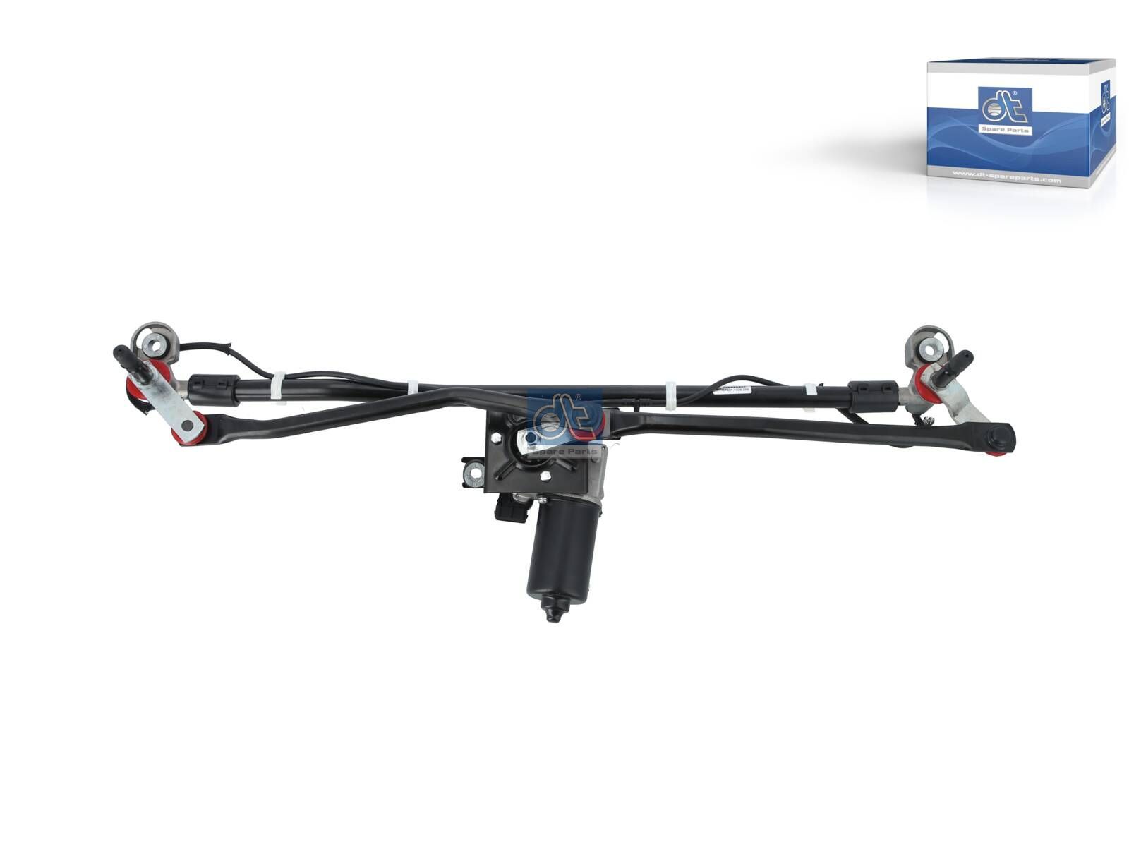 DT Spare Parts 3.35126 Wiper linkage, with motor