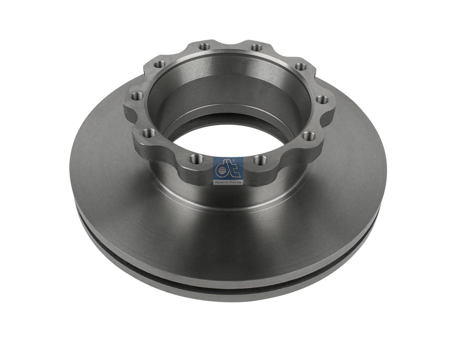 DT Spare Parts 3.62050 Brake disc, D: 432 mm, 10 bores, P: 235 mm, M16 x 1,5, d: 208 mm, H: 135 mm, S: 45 mm, s: 35 mm