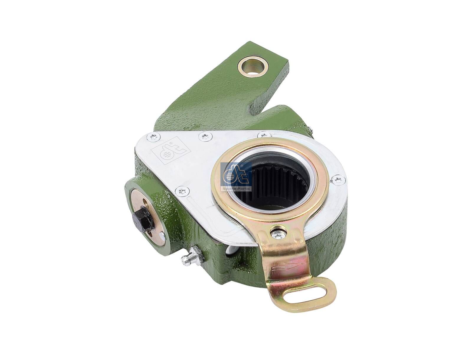 DT Spare Parts 3.62416 Slack adjuster, automatic, left, N42 x 1,5, b: 14 mm, Lb: 130 mm, Ol: 18 mm, DIN 5480, 26 teeth