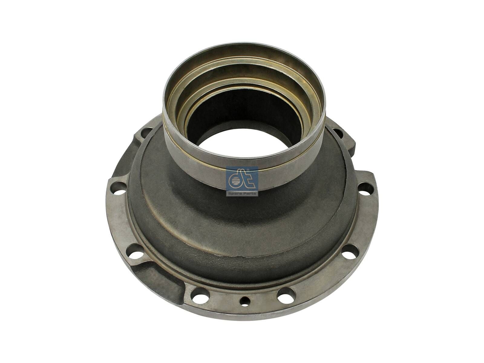 DT Spare Parts 3.67642 Wheel hub, without bearings, d1: 145 mm, d2: 160 mm, D: 369 mm, 10 bores, b: 22 mm, H: 204 mm