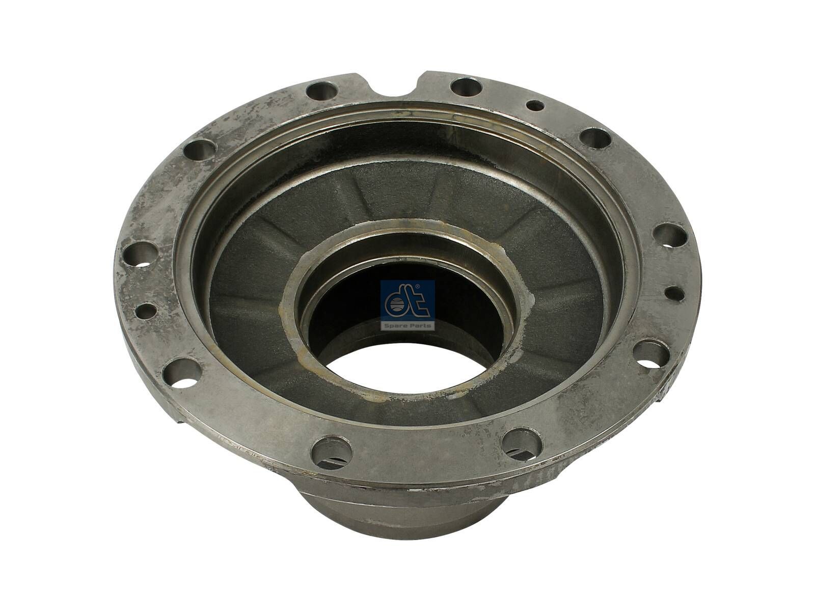 DT Spare Parts 3.67642 Wheel hub, without bearings, d1: 145 mm, d2: 160 mm, D: 369 mm, 10 bores, b: 22 mm, H: 204 mm