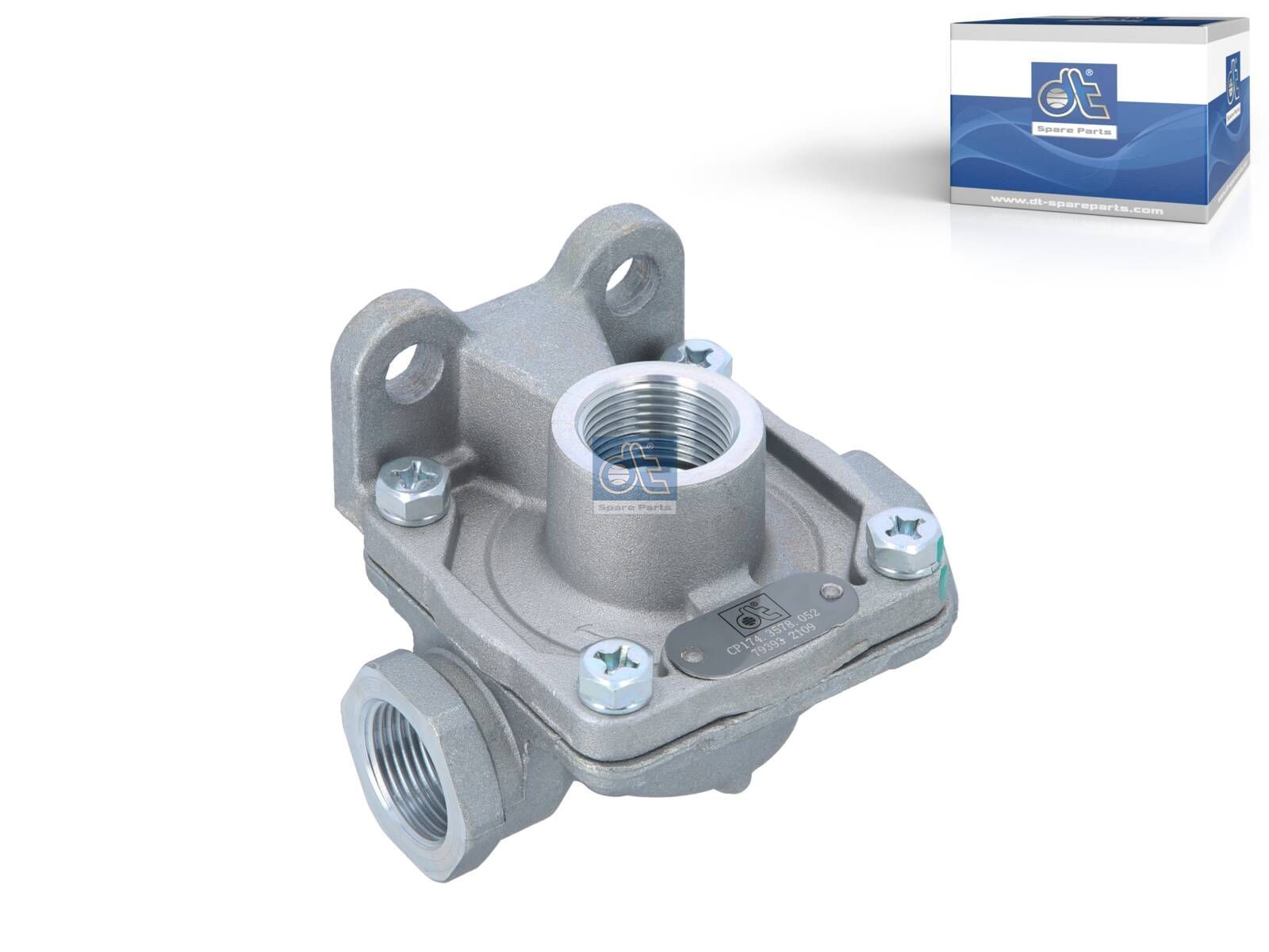 DT Spare Parts 3.72052 Quick release valve, M22 x 1,5, max. 10 bar