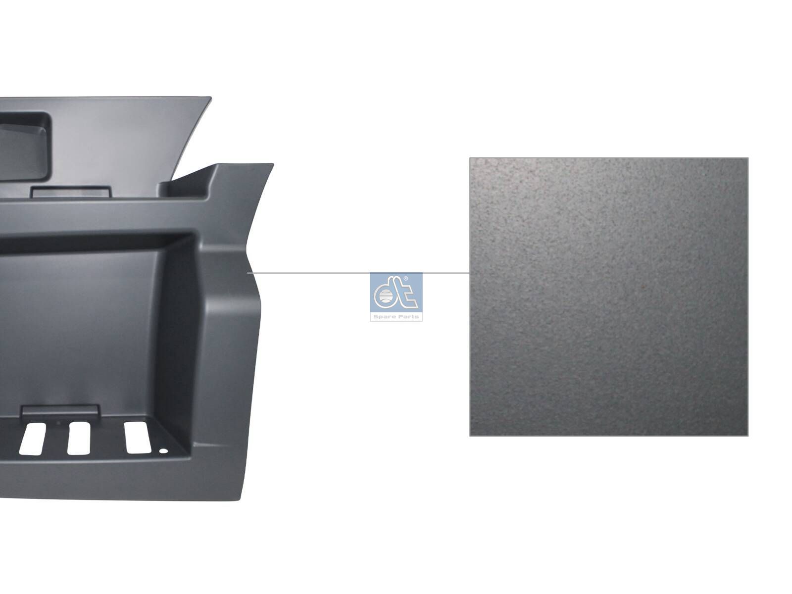DT Spare Parts 3.79973 Step well case, left, grey