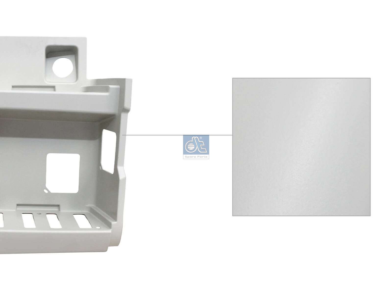 DT Spare Parts 3.79974 Step well case, right, primed