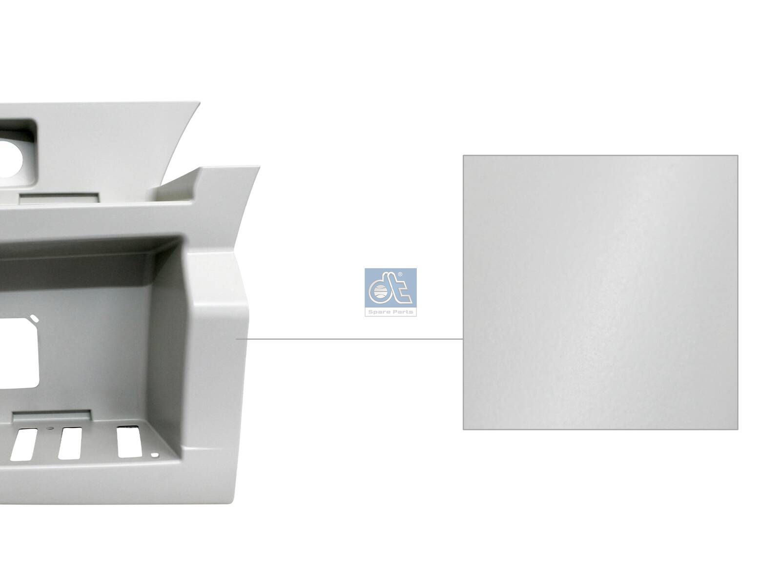 DT Spare Parts 3.79975 Step well case, left, primed