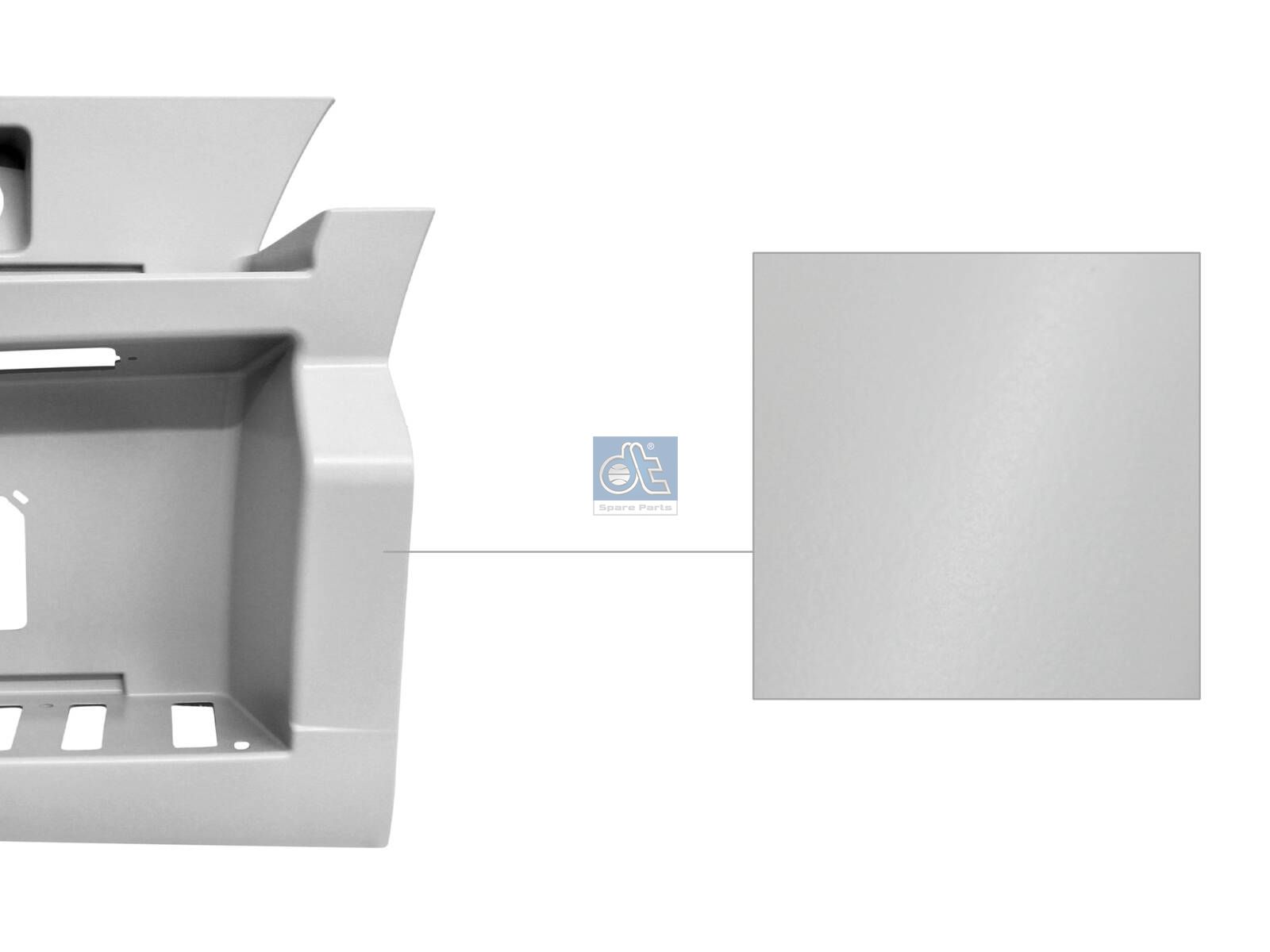 DT Spare Parts 3.79979 Step well case, left, primed