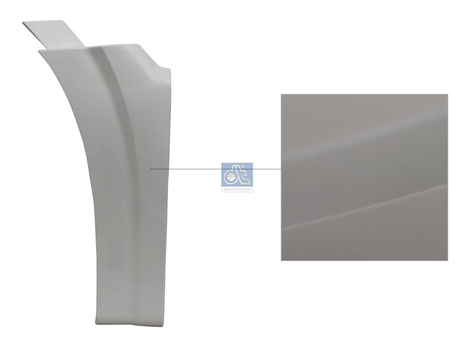 DT Spare Parts 3.80356 Fender trim plate, left