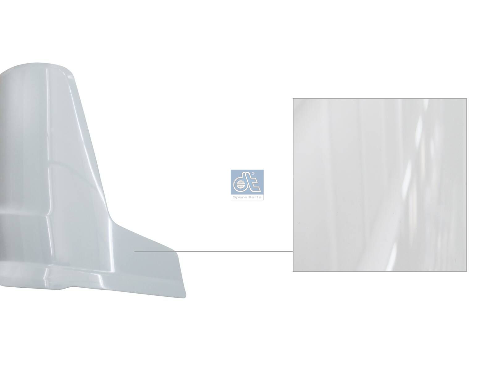 DT Spare Parts 3.80521 Air deflector, right