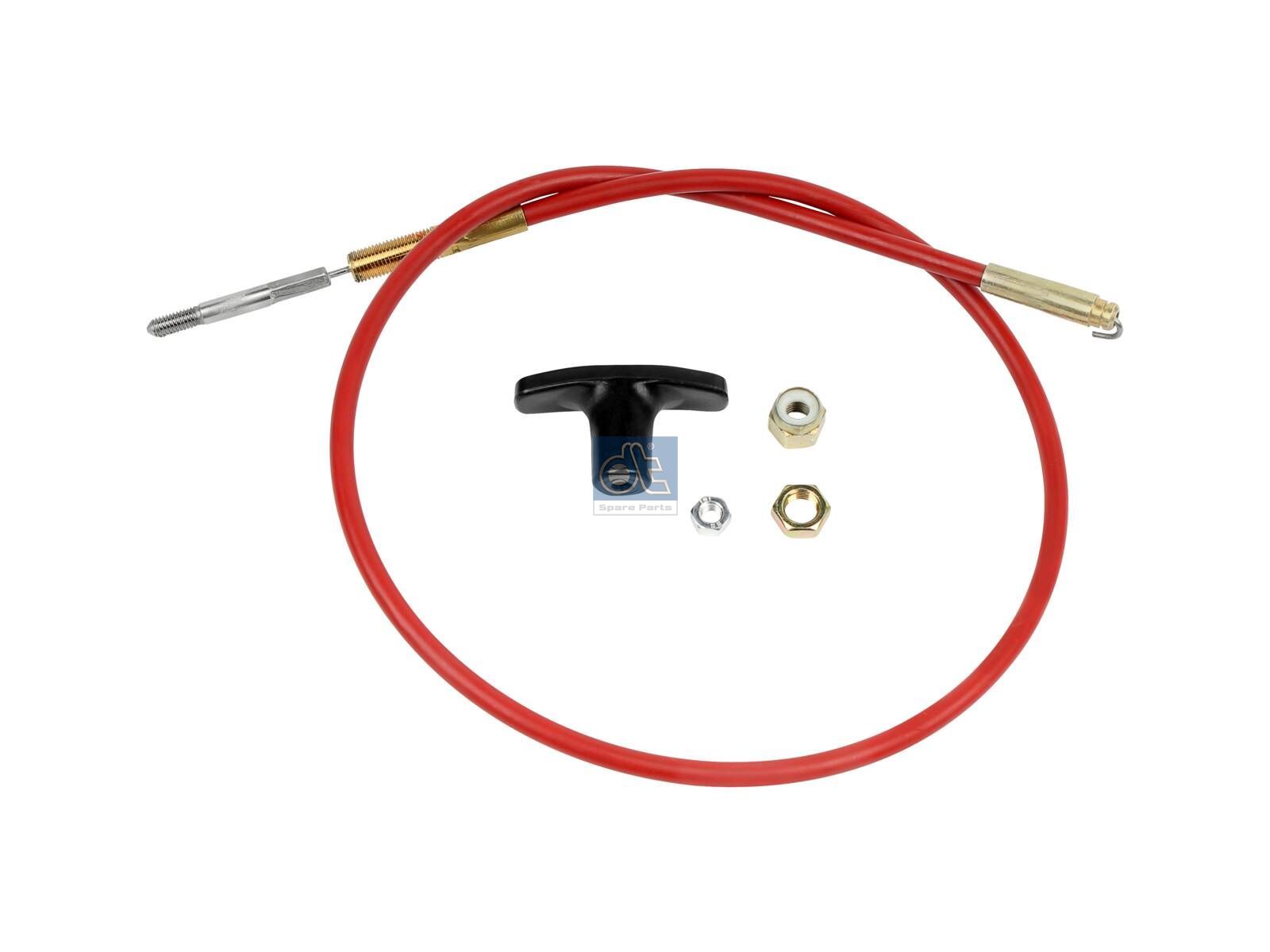 DT Spare Parts 3.80727 Bowden cable, front flap, L: 800 mm