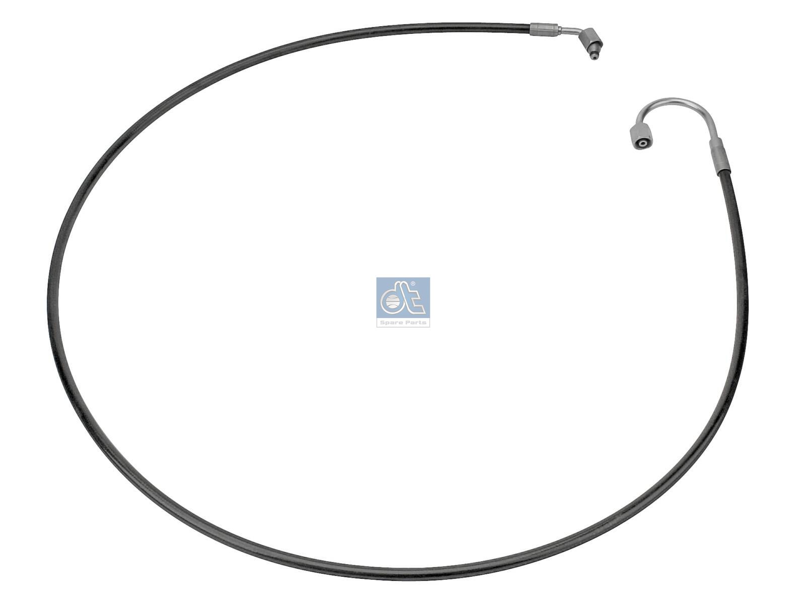 DT Spare Parts 3.84059 Hose line, cabin tilt, M12 x 1,5, L: 1300 mm, L1: 1345 mm