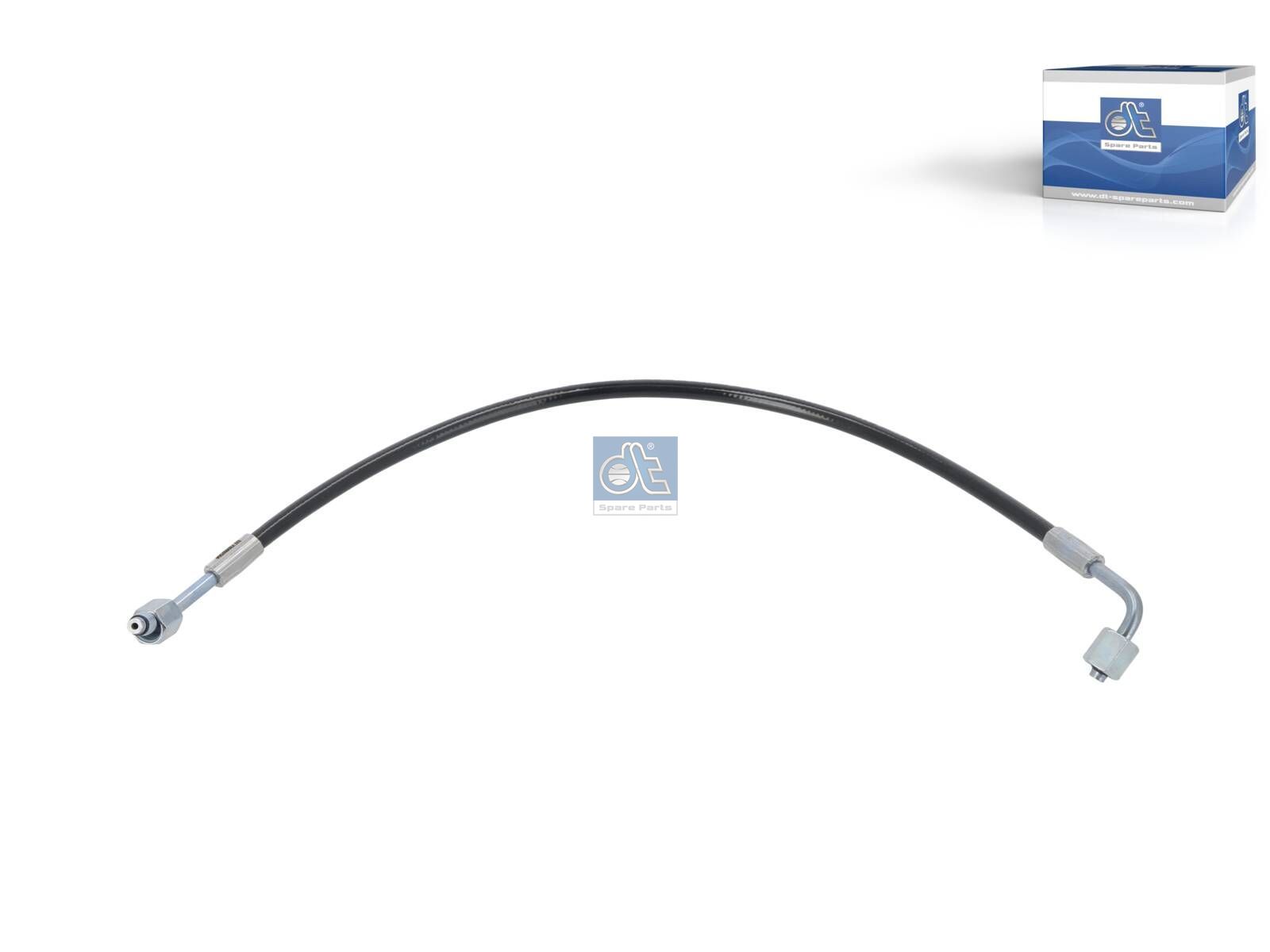 DT Spare Parts 3.84064 Hose line, cabin tilt, M12 x 1,5, L: 465 mm, 420 bar