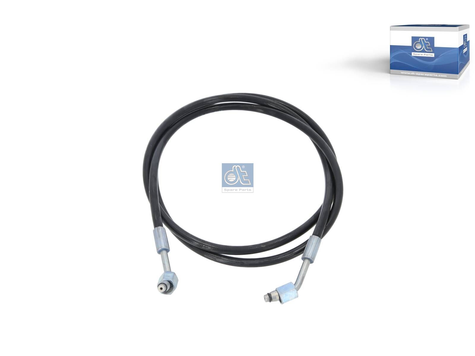 DT Spare Parts 3.84065 Hose line, cabin tilt, M12 x 1,5, L: 1750 mm, 362 bar