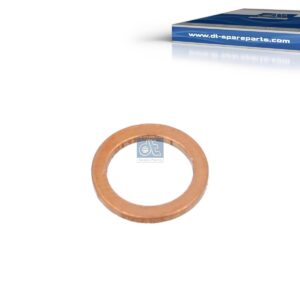 DT Spare Parts 3.89546 Copper washer, d: 6.5 mm, D: 9.5 mm, S: 1 mm