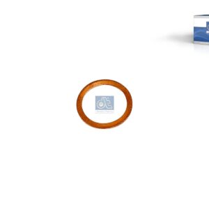 DT Spare Parts 3.89548 Copper washer, d: 10 mm, D: 13.5 mm, S: 1 mm