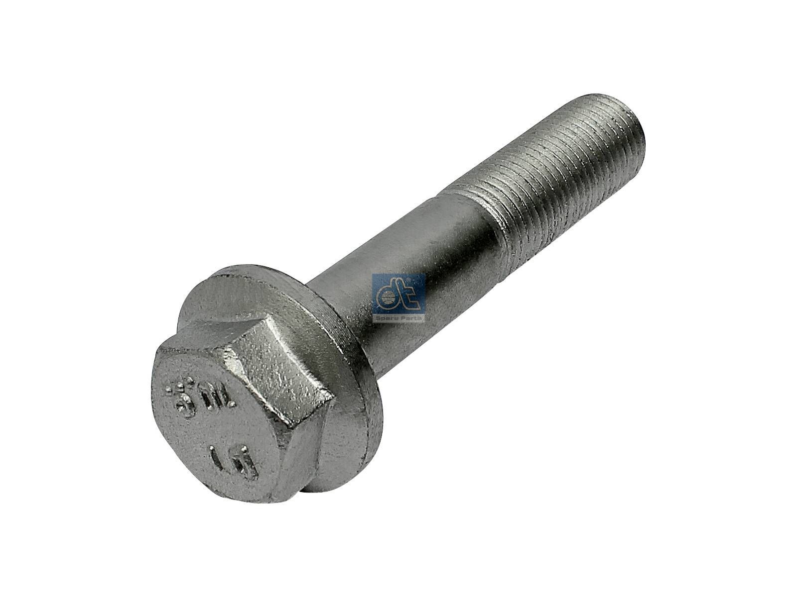 DT Spare Parts 3.89615 Screw, M14 x 1,5, LTh: 34 mm, Lu: 70 mm, SW: 19, 10.9