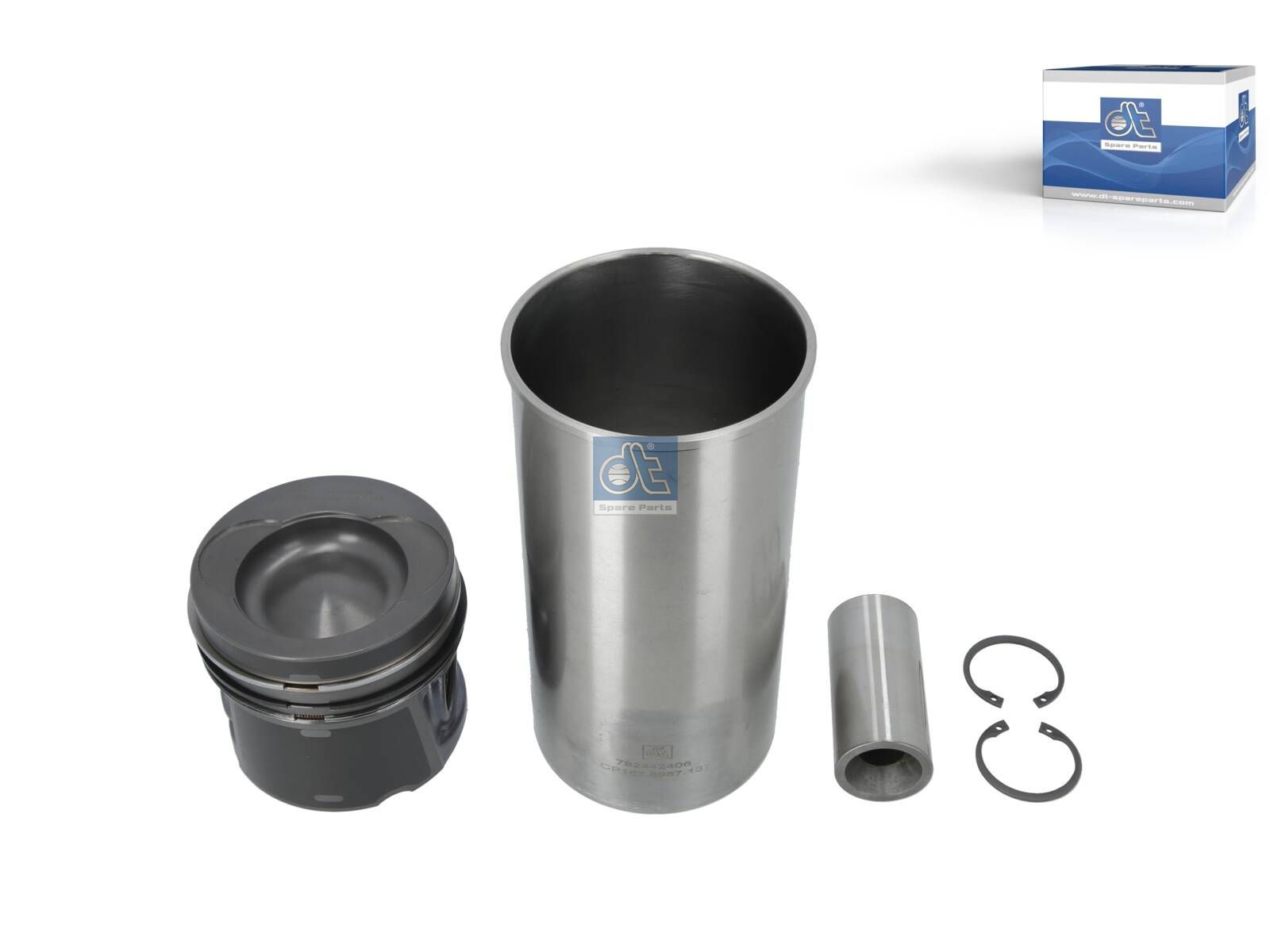DT Spare Parts 3.90029 Piston with liner, D: 108 mm