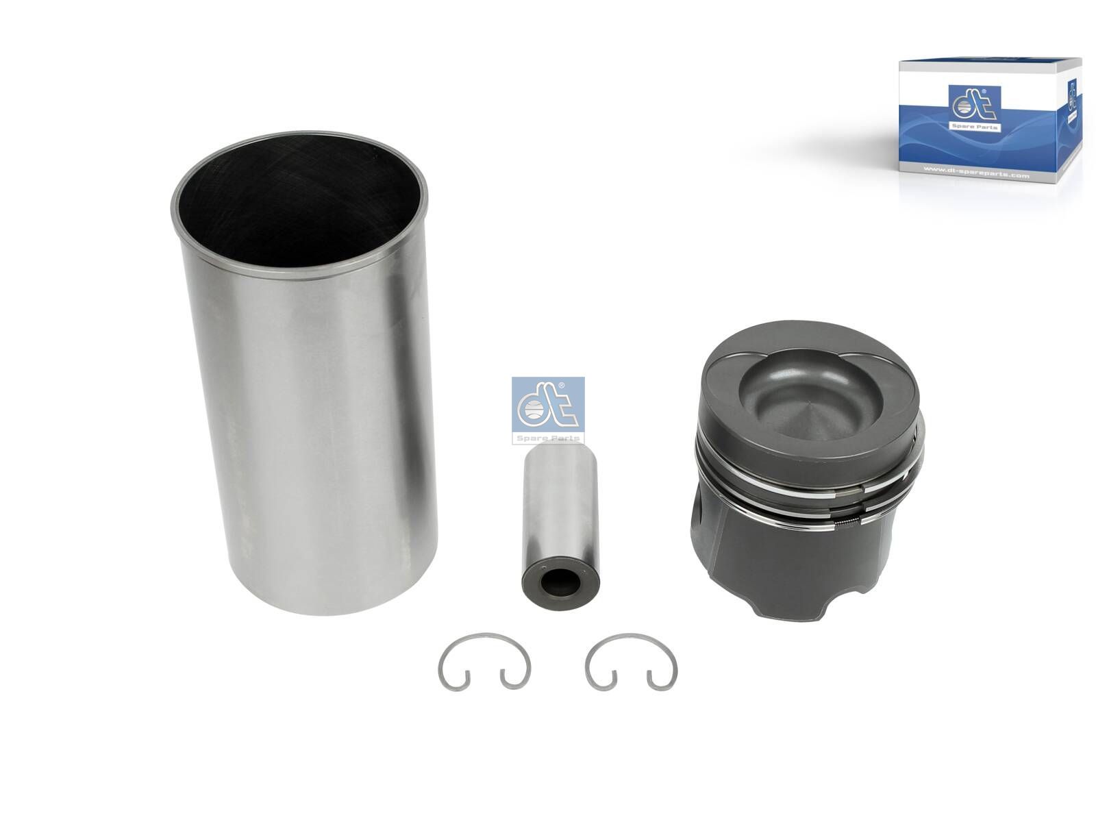 DT Spare Parts 3.90131 Piston with liner, D: 108 mm