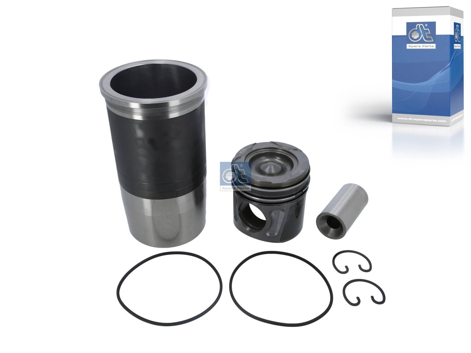 DT Spare Parts 3.90133 Piston with liner, D: 120 mm