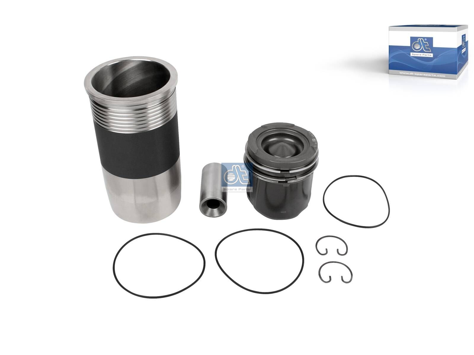DT Spare Parts 3.90134 Piston with liner, D: 128 mm