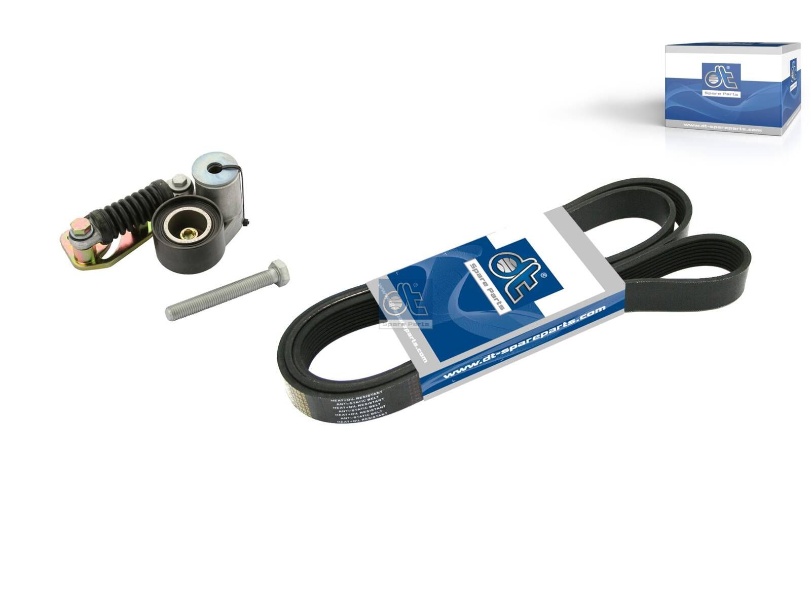 DT Spare Parts 3.93002 Belt tensioner kit, 8 PK, L: 880 mm