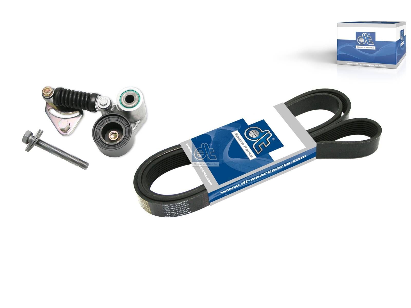 DT Spare Parts 3.93003 Belt tensioner kit, 8 PK, L: 1376 mm