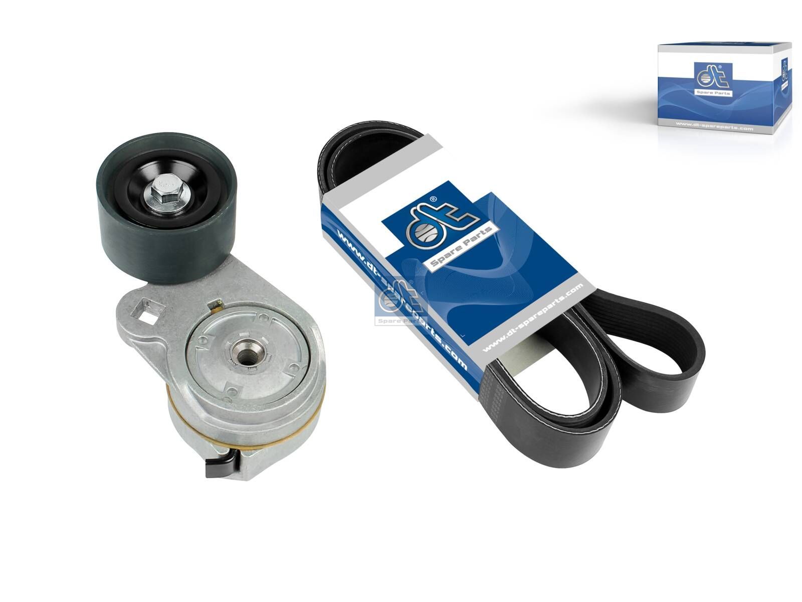 DT Spare Parts 3.93007 Belt tensioner kit, 10 PK, L: 1580 mm