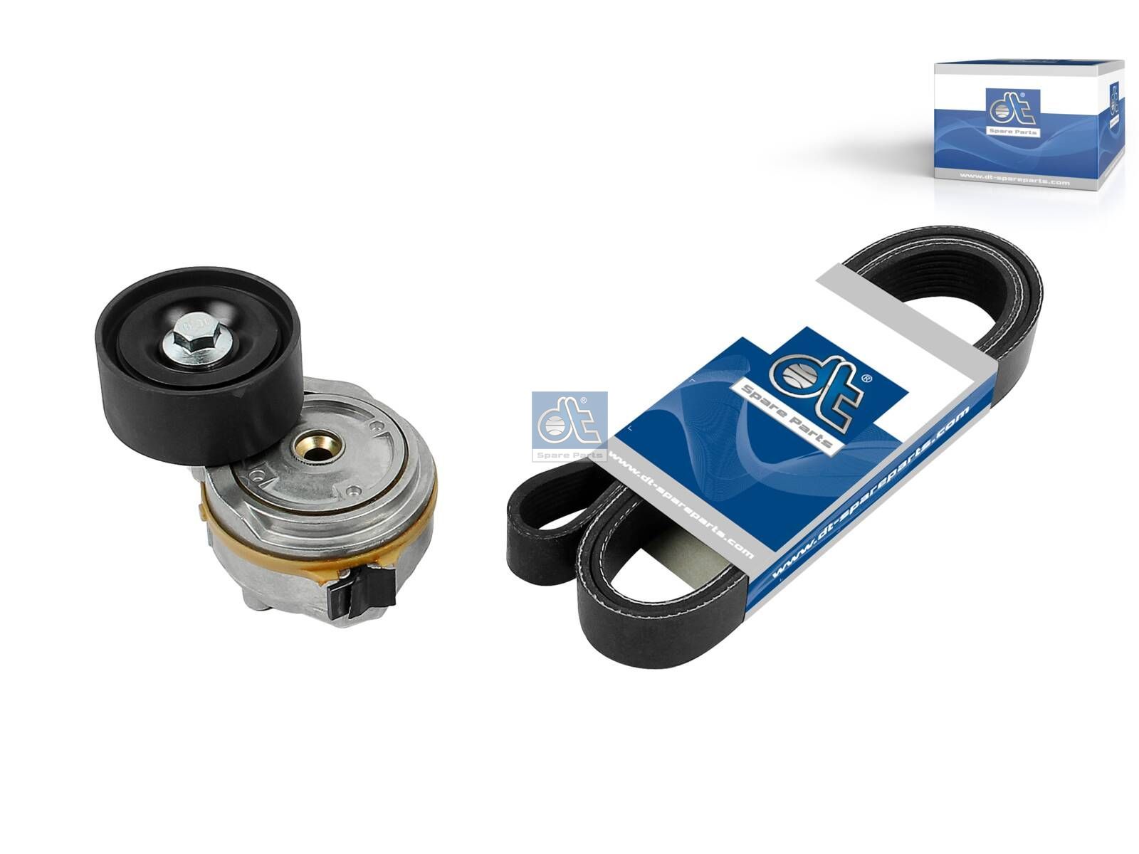 DT Spare Parts 3.93016 Belt tensioner kit, 8 PK, L: 1635 mm