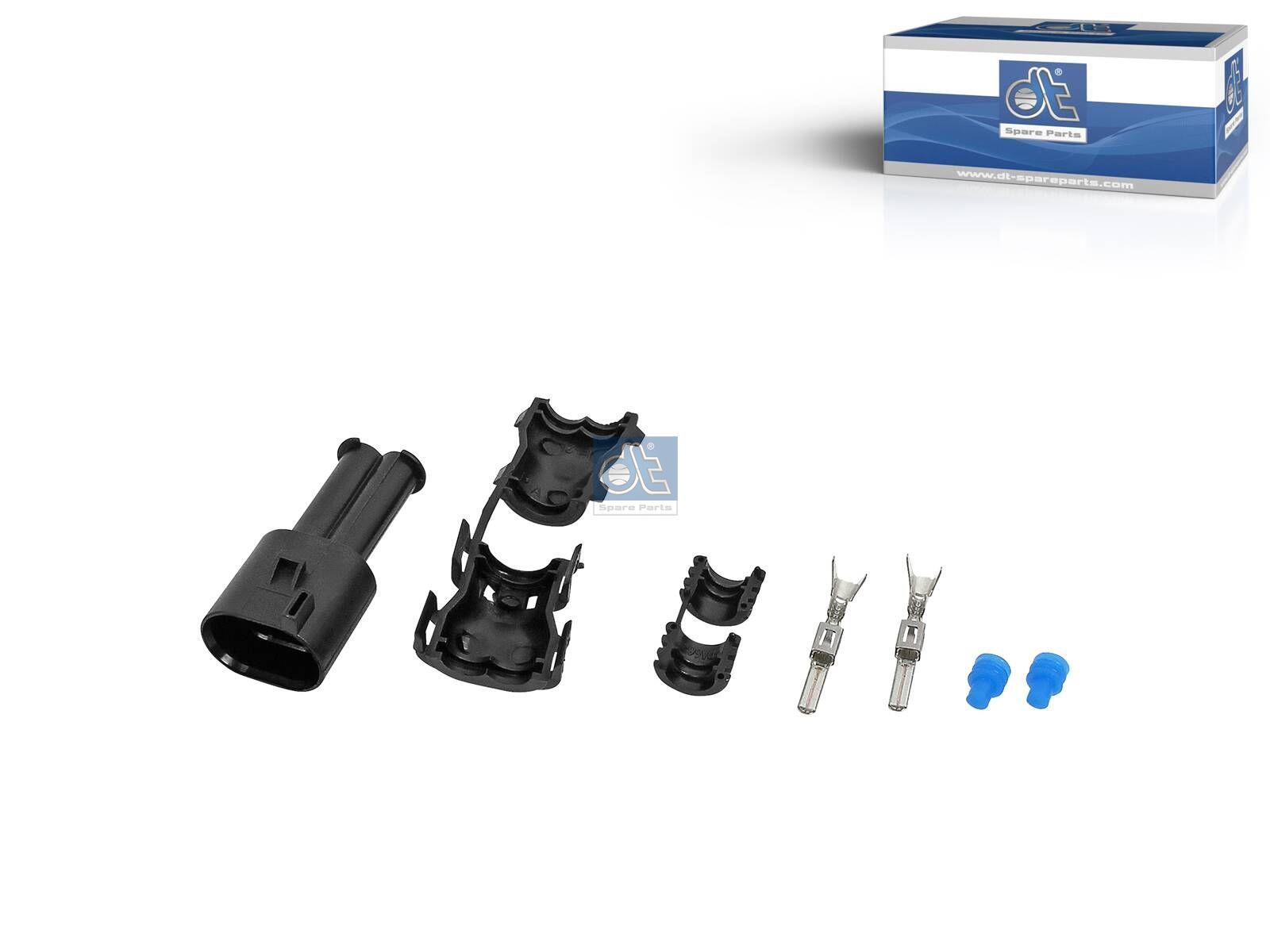 DT Spare Parts 3.93303 Repair kit, plug, 2 poles