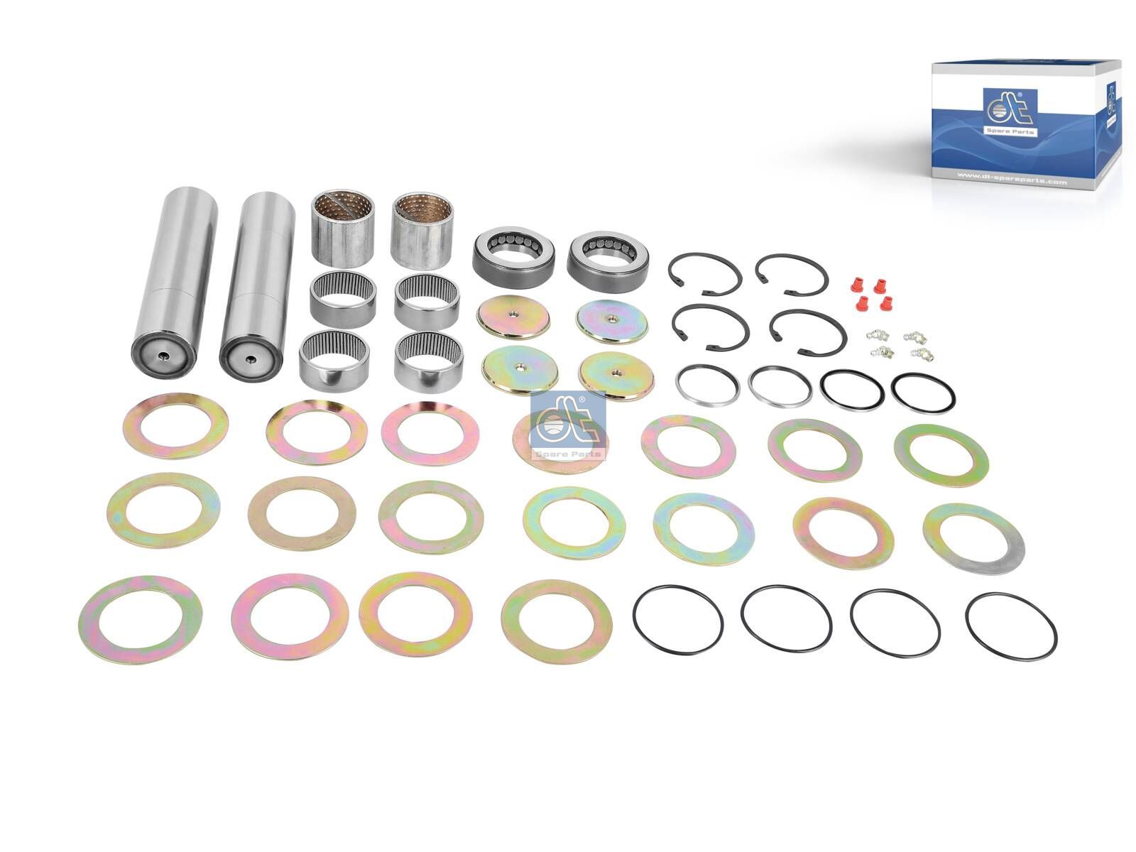 DT Spare Parts 3.96242 King pin kit, double kit, D1: 50 mm, D2: 51 mm, L: 223 mm