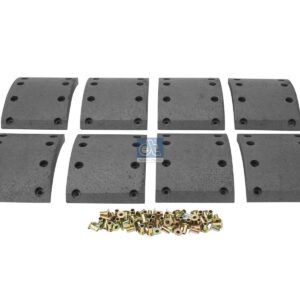 DT Spare Parts 3.96449 Drum brake lining kit, axle kit - oversize, D: 360 mm, W: 140 mm, S: 18.3 mm