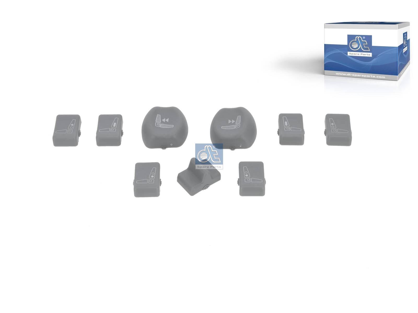 DT Spare Parts 3.98333 Repair kit, Seat adjustment, left